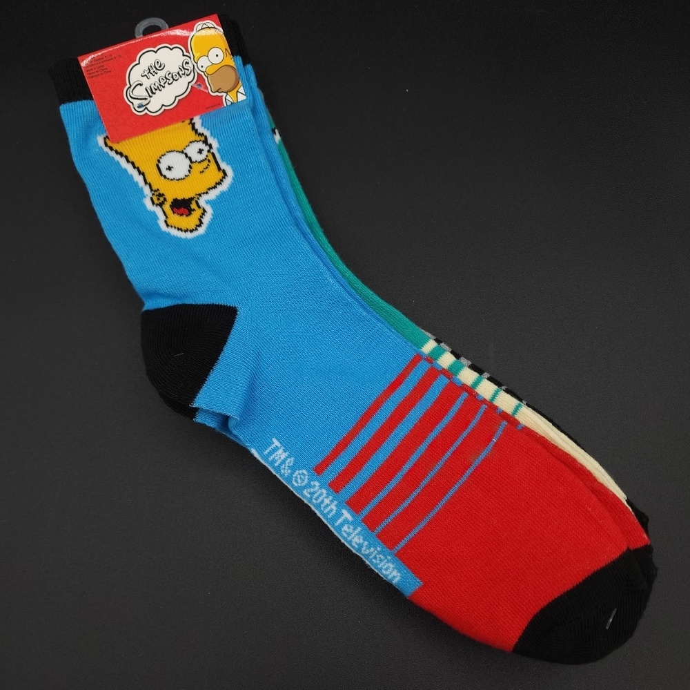 3pk The Simpsons Socks